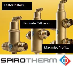 Spirovent: with press connections!